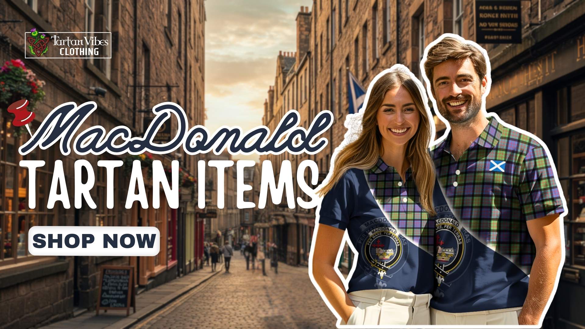 McDonald (Clan Ranald) Tartan Pajama Set main image 1