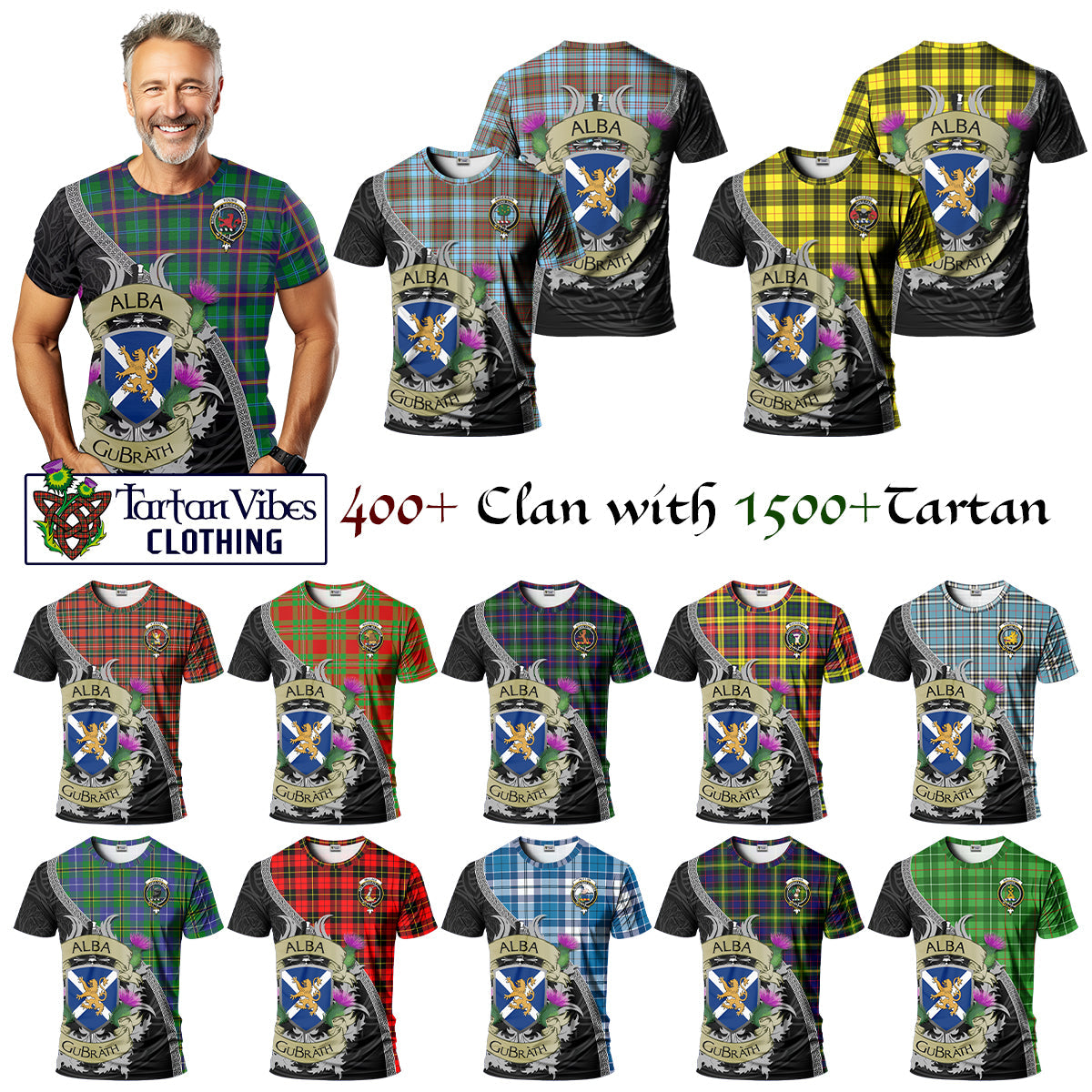Louise of Lorne Tartan T-Shirt main image 1