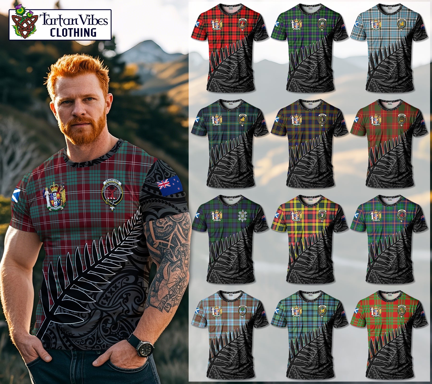 O'Meehan Tartan T-Shirt main image 1