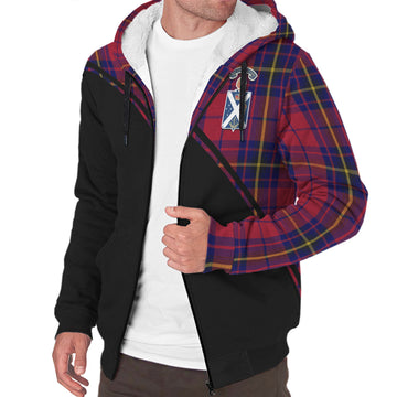(Customer's Request) OSCA Tartan Sherpa Hoodie with Scotch College Pipes & Drums Melbourne Logo