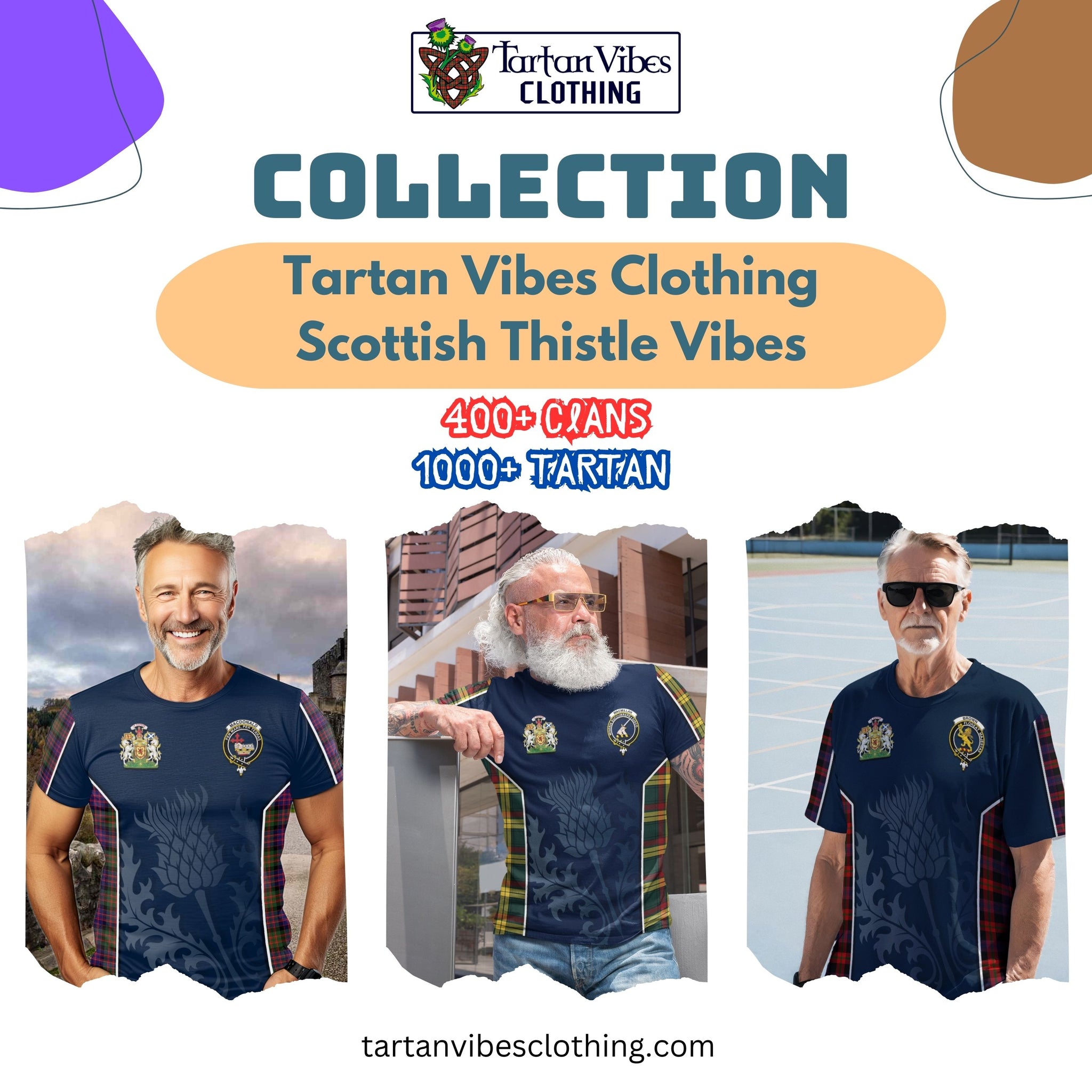 Tartan Vibes Clothing - Scottish Thistle Vibes Collection