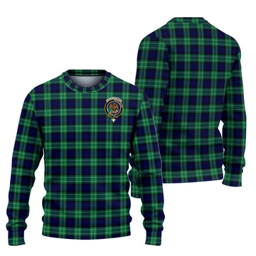 Abercrombie Tartan Knitted Sweater with Family Crest