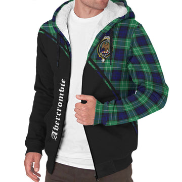 Abercrombie Tartan Sherpa Hoodie with Family Crest Curve Style