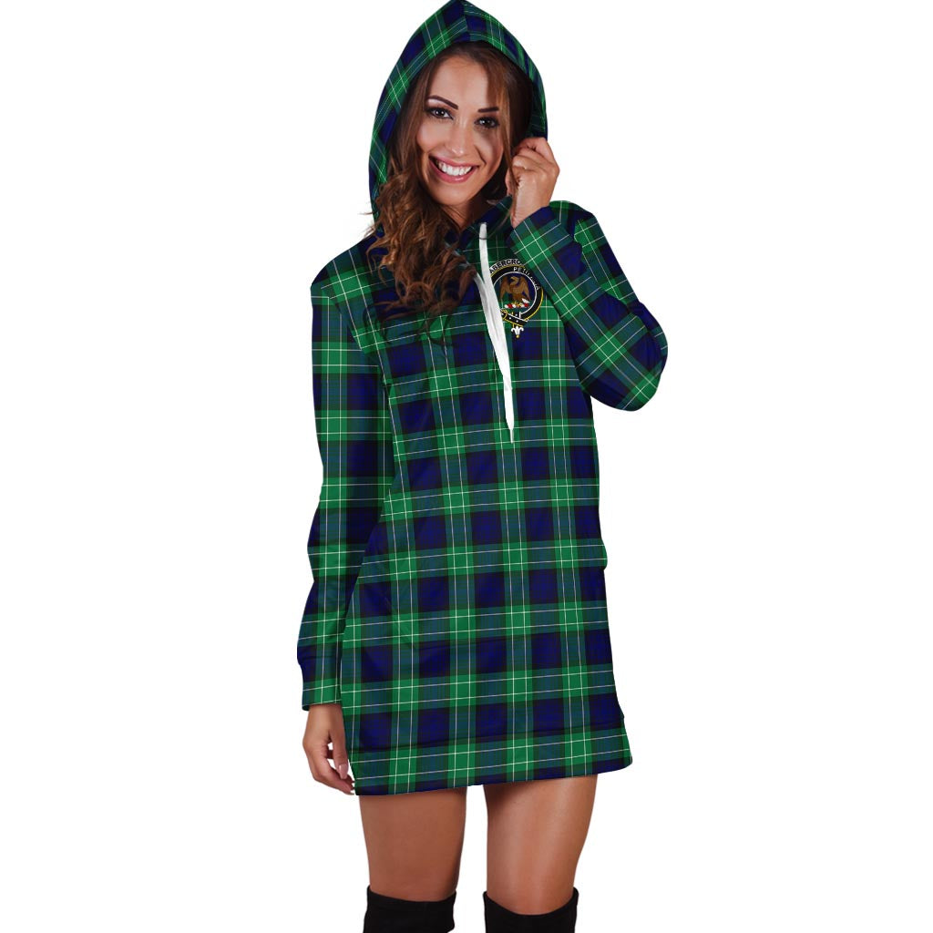 Tartanvibesclothing Abercrombie Tartan Hoodie Dress with Family Crest Tartanvibesclothing Abercrombie Tartan Hoodie Dress with Family Crest