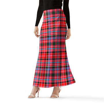 Aberdeen District Tartan Womens Full Length Skirt