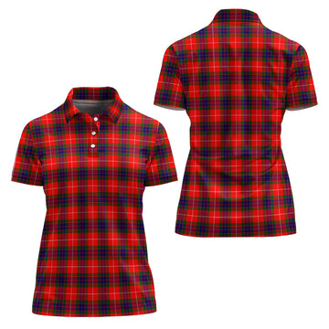 Abernethy Tartan Polo Shirt For Women
