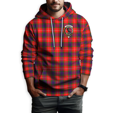 Abernethy Tartan Hoodie with Family Crest