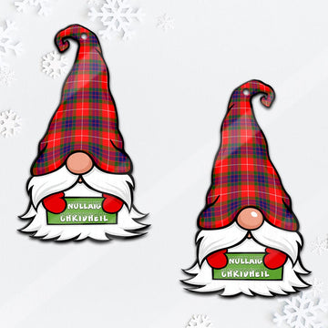 Abernethy Gnome Christmas Ornament with His Tartan Christmas Hat