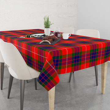 Abernethy Tatan Tablecloth with Family Crest