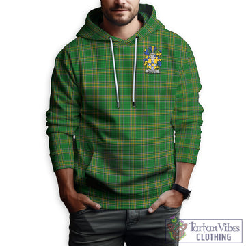 Accotts Ireland Clan Tartan Hoodie with Coat of Arms