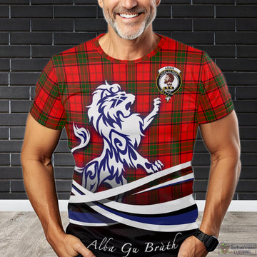 Adair Tartan T-Shirt with Alba Gu Brath Regal Lion Emblem