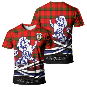 Adair Tartan T-Shirt with Alba Gu Brath Regal Lion Emblem