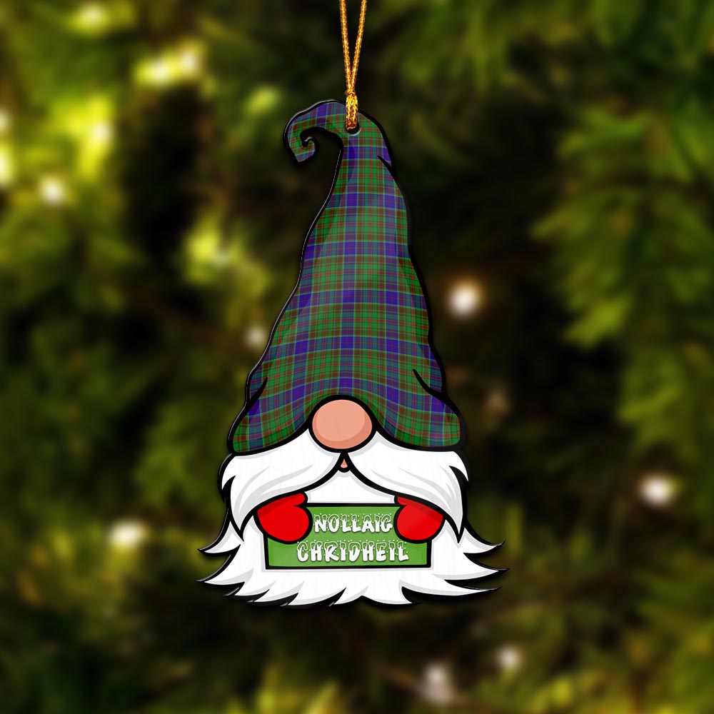 Adam Gnome Christmas Ornament with His Tartan Christmas Hat - Tartanvibesclothing