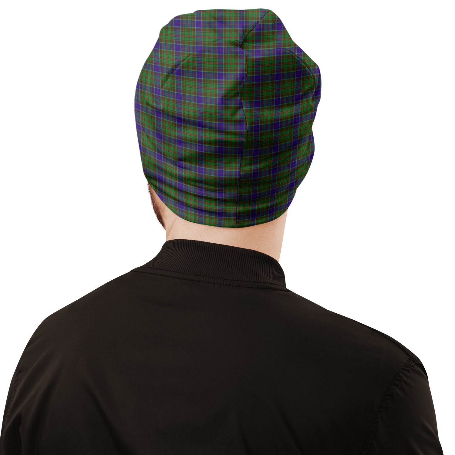 Adam Tartan Beanies Hat with Family Crest - Tartanvibesclothing
