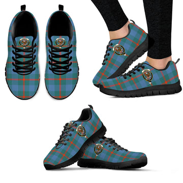 Agnew Ancient Tartan Sneakers with Family Crest