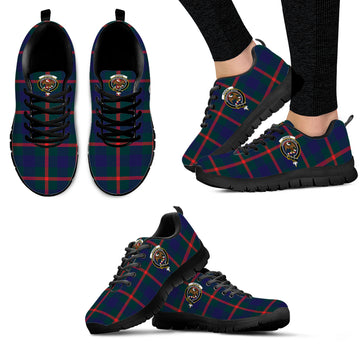 Agnew Modern Tartan Sneakers with Family Crest