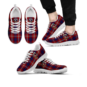 Ainslie Tartan Sneakers with Family Crest