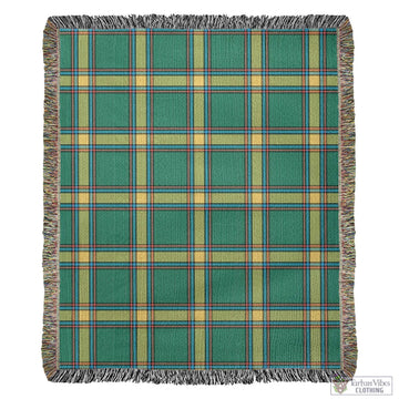 Alberta Province Canada Tartan Woven Blanket