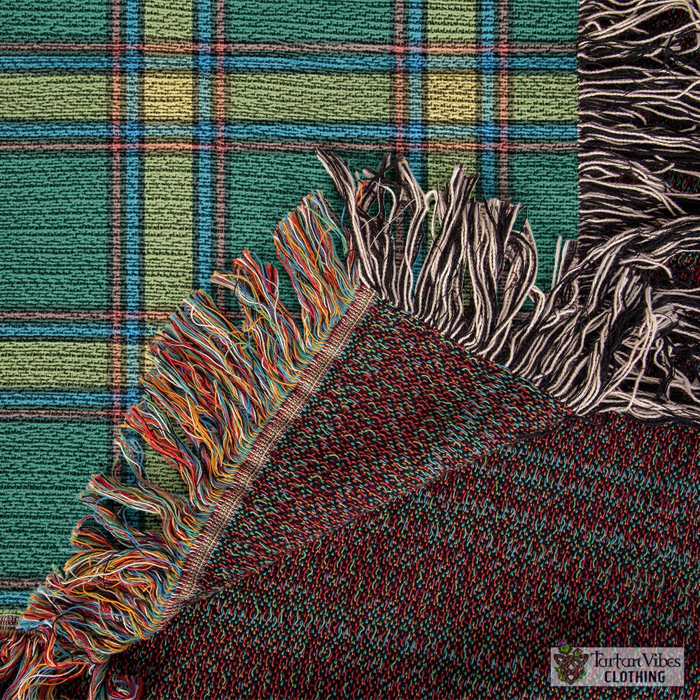 Tartan Vibes Clothing Alberta Province Canada Tartan Woven Blanket