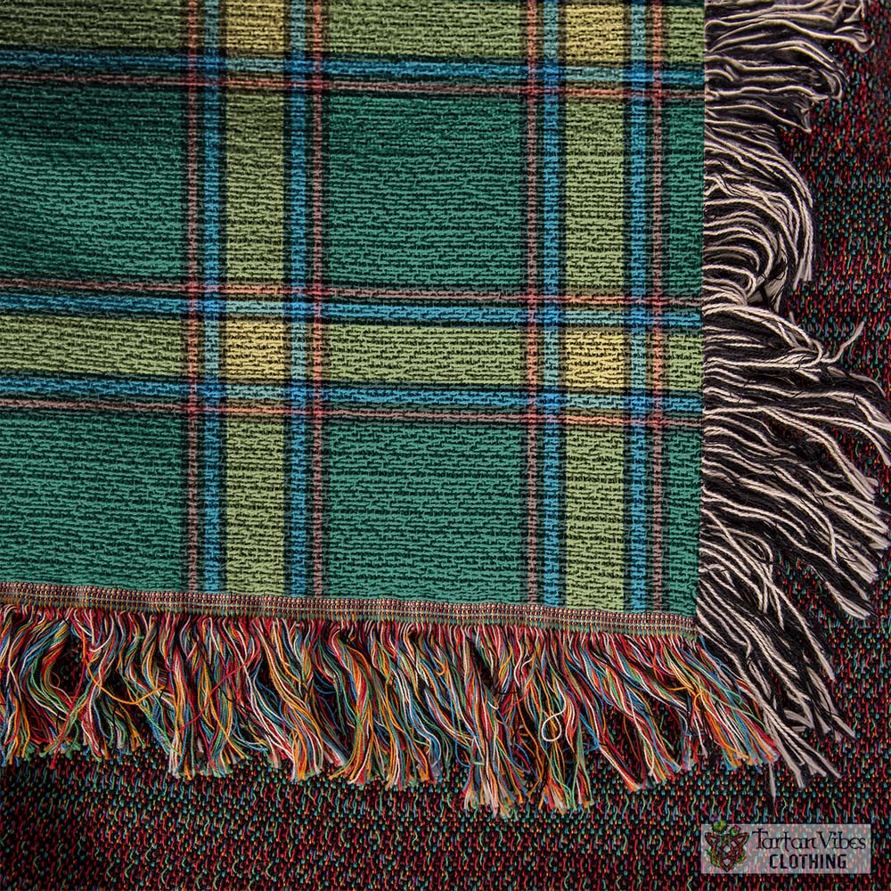 Tartan Vibes Clothing Alberta Province Canada Tartan Woven Blanket