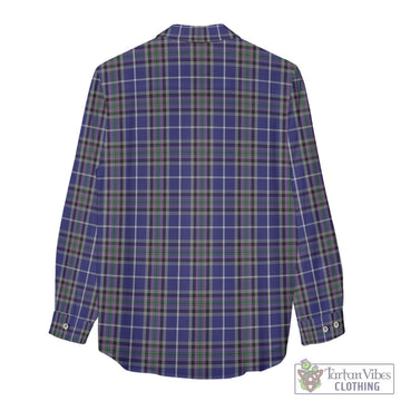 Alexander of Menstry Tartan Womens Casual Shirt with Family Crest