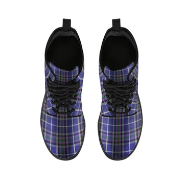 Alexander of Menstry Tartan Leather Boots