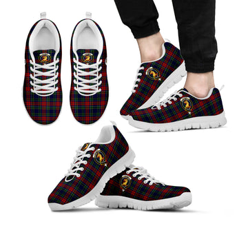 Allison Red Tartan Sneakers with Family Crest