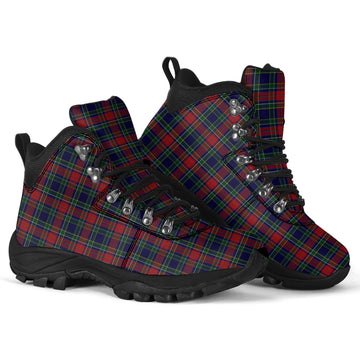 Allison Red Tartan Alpine Boots
