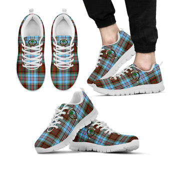 Anderson Ancient Tartan Sneakers with Family Crest