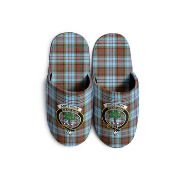 Anderson Ancient Tartan Home Slippers with Family Crest