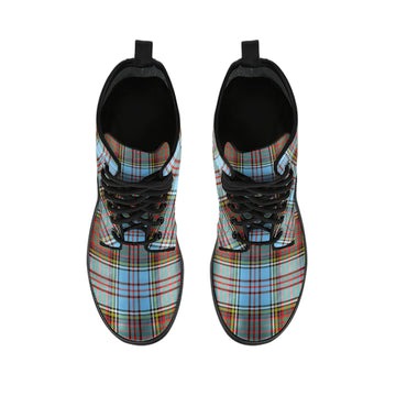 Anderson Ancient Tartan Leather Boots
