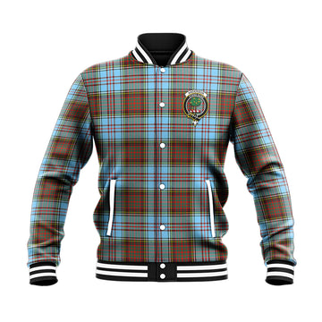 Anderson Ancient Tartan Baseball Jacket with Family Crest
