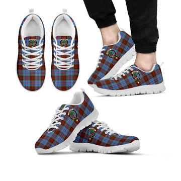 Anderson Modern Tartan Sneakers with Family Crest