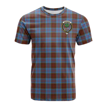 Anderson Modern Tartan T-Shirt with Family Crest