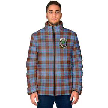 Anderson Modern Tartan Padded Jacket with Family Crest