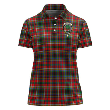 Anderson of Arbrake Tartan Polo Shirt with Family Crest For Women