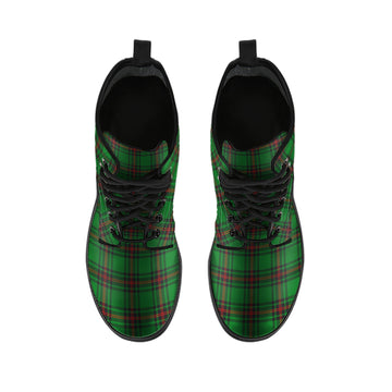 Anstruther Tartan Leather Boots
