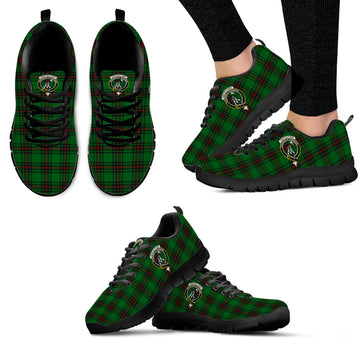 Anstruther Tartan Sneakers with Family Crest