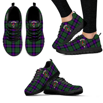 Armstrong Modern Tartan Sneakers with Family Crest