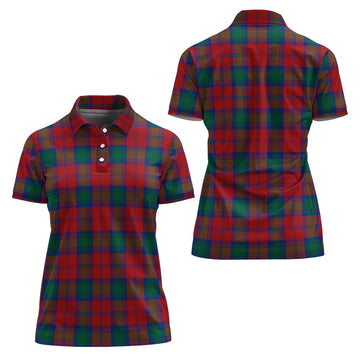 Auchinleck Tartan Polo Shirt For Women