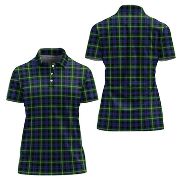 Baillie Modern Tartan Polo Shirt For Women