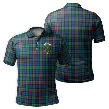 Baird Ancient Tartan Men's Polo Shirt with Family Crest