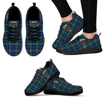 Baird Ancient Tartan Sneakers with Family Crest