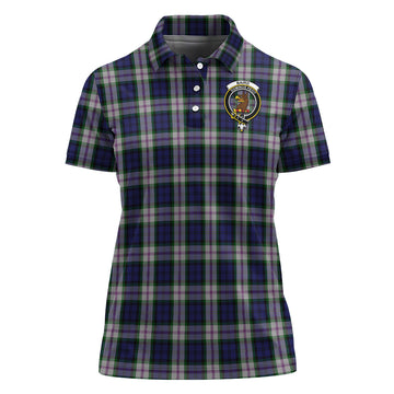 Baird Dress Tartan Polo Shirt with Family Crest For Women