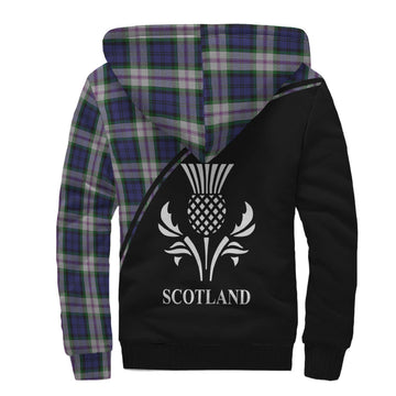 Baird Dress Tartan Sherpa Hoodie with Family Crest Curve Style