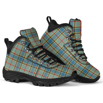 Balfour Blue Tartan Alpine Boots
