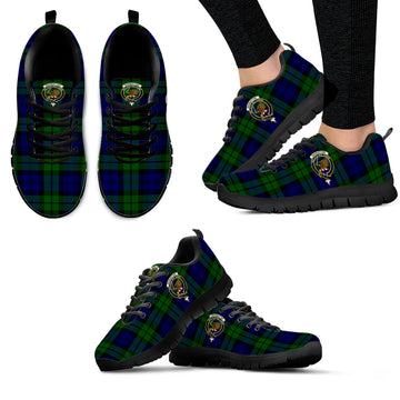 Bannatyne Tartan Sneakers with Family Crest