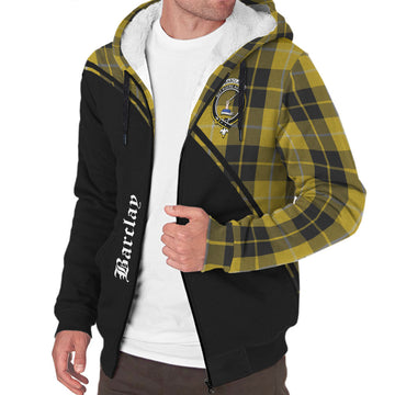 Barclay Dress Tartan Sherpa Hoodie with Family Crest Curve Style