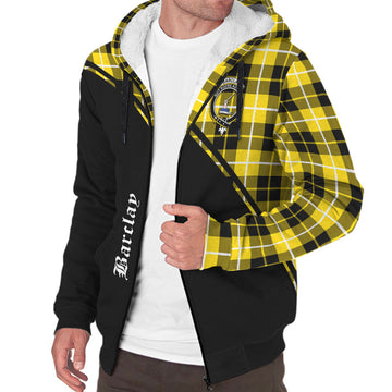 Barclay Dress Modern Tartan Sherpa Hoodie with Family Crest Curve Style