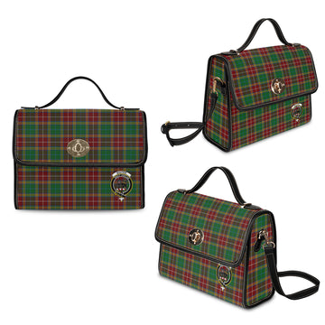 Baxter Tartan Waterproof Canvas Bag with Family Crest